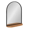 Schuyler Arch Wall Mirror with Shelf