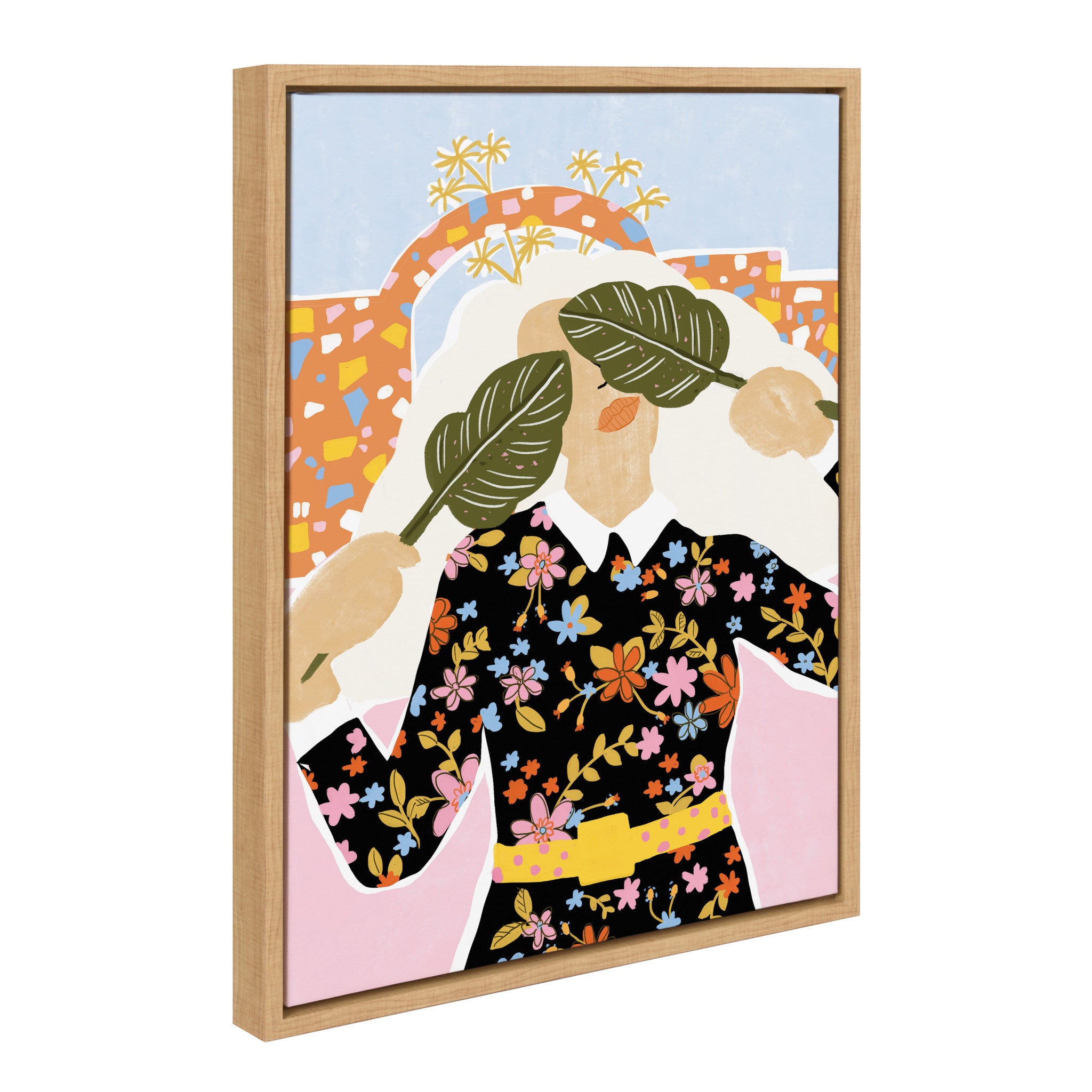 Sylvie I Can't See You Framed Canvas by Alja Horvat