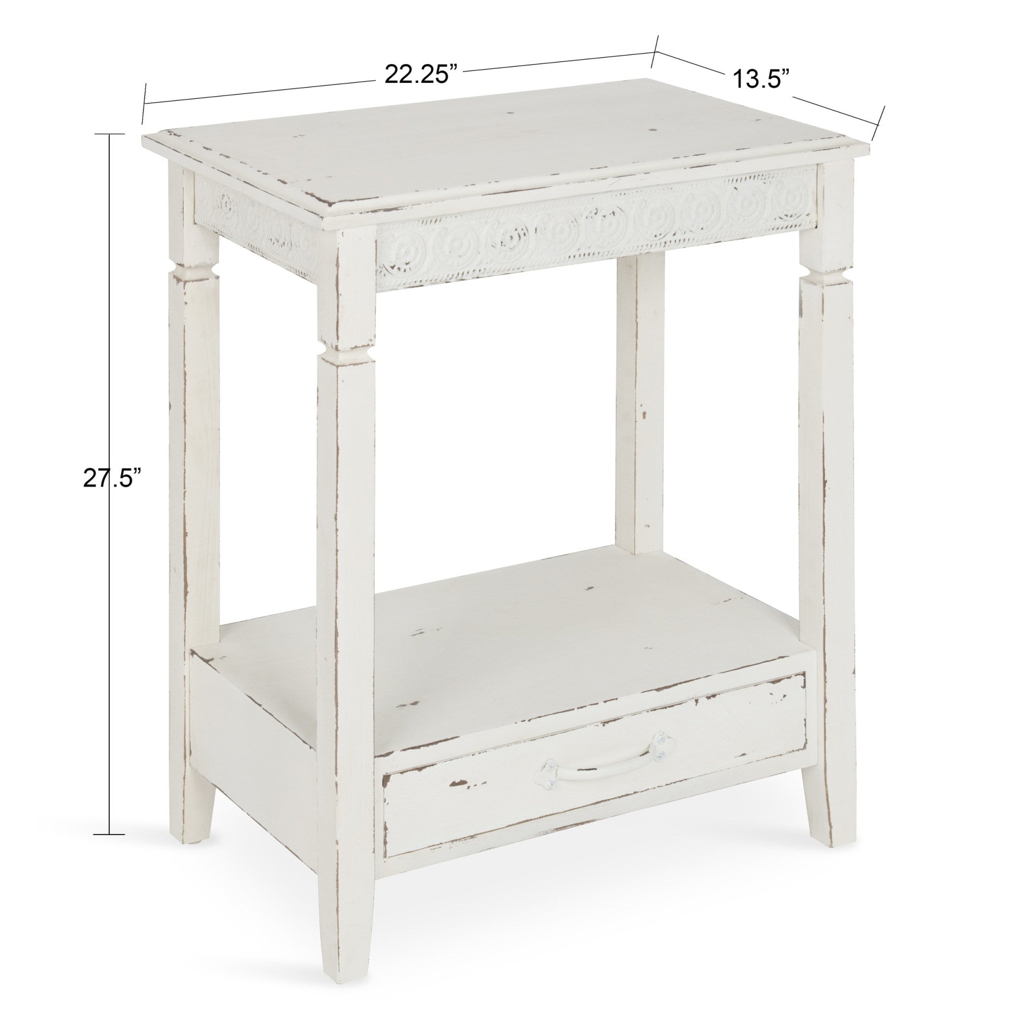 Idabelle Wood Side Table
