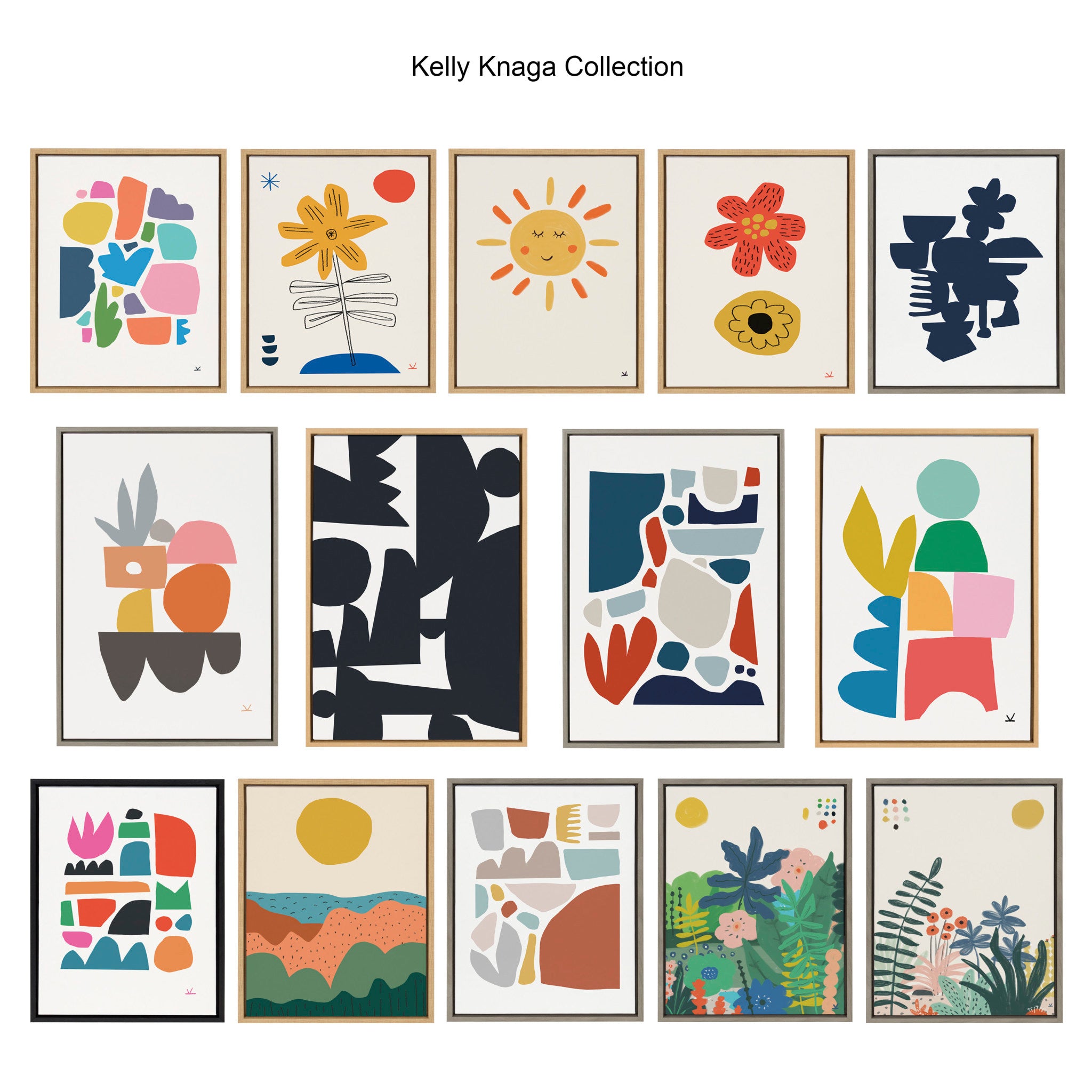 Sylvie Summer Love Songs Framed Canvas by Kelly Knaga