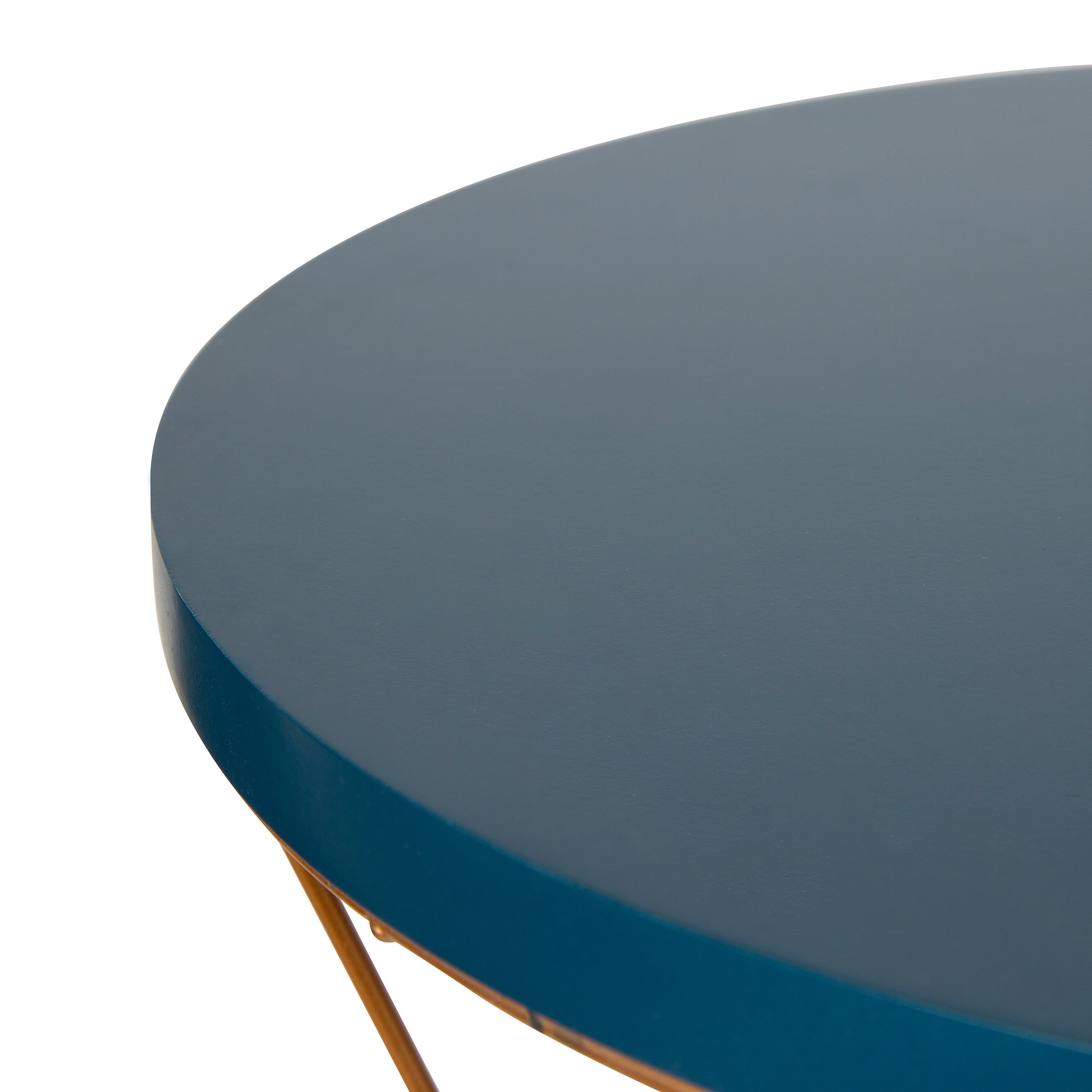 Mendel Round Metal Accent Table