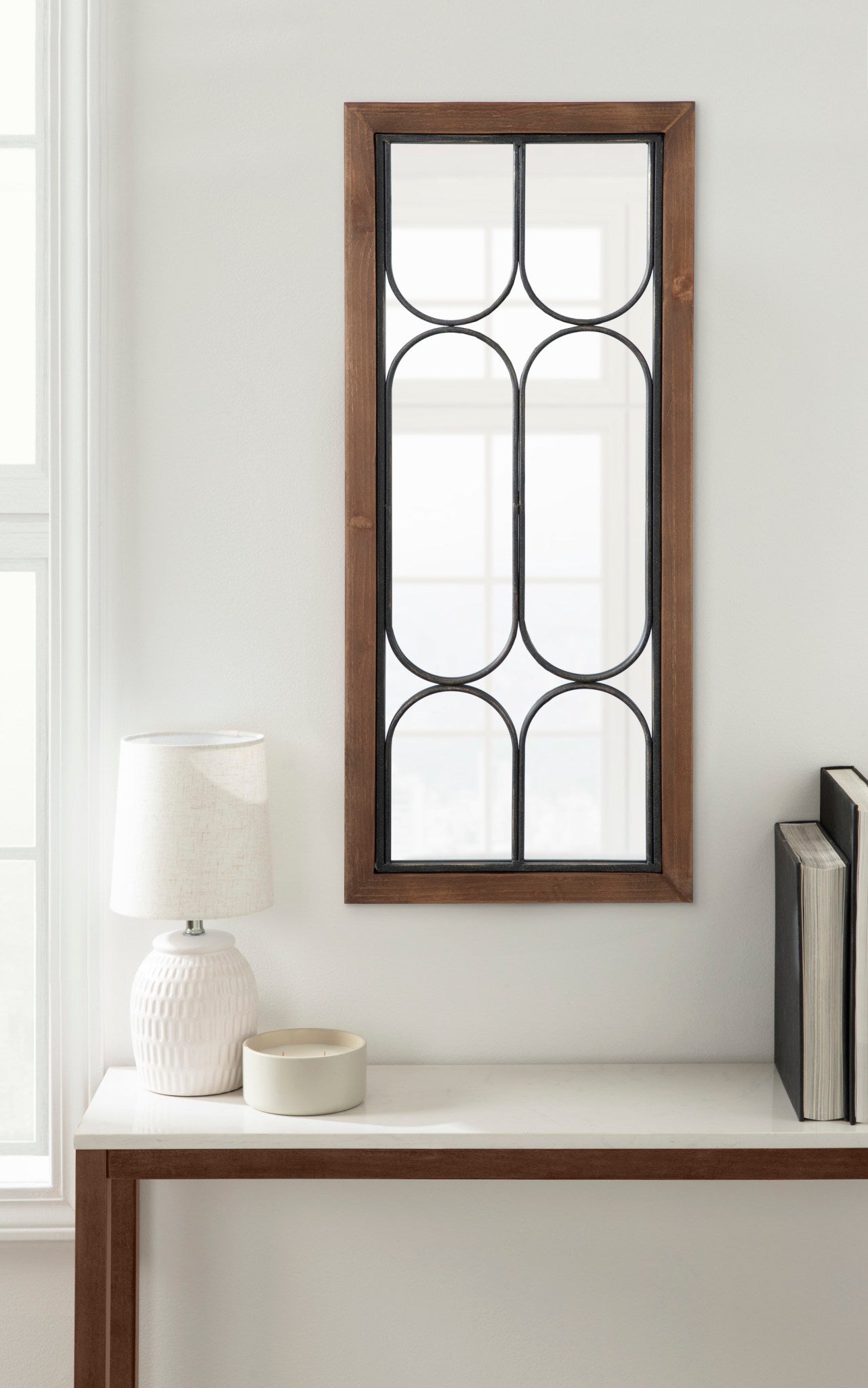 Spechett Decorative Windowpane Mirror