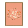 Sylvie Everyone Belongs Framed Canvas by Stacie Bloomfield of Gingiber
