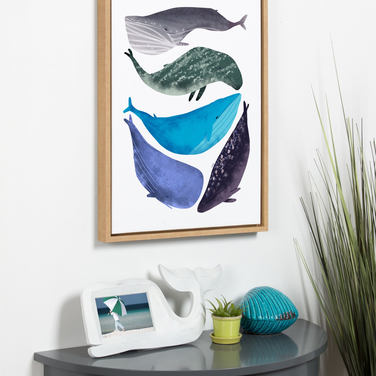 Framed Canvas, Coastal, Natural
