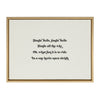 Sylvie Jingle Bells Jingle Bells Framed Canvas by The Creative Bunch Studio