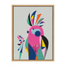 Sylvie Galah Framed Canvas by Rachel Lee of My Dream Wall