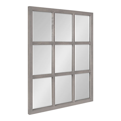 Hogan Windowpane Framed Wall Mirror