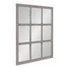 Hogan Windowpane Framed Wall Mirror