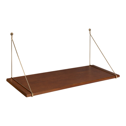 Vista Wall Mounted Wooden Desk Shelf
