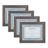 Museum 8.5x11 Wood Picture Frame, Set of 4