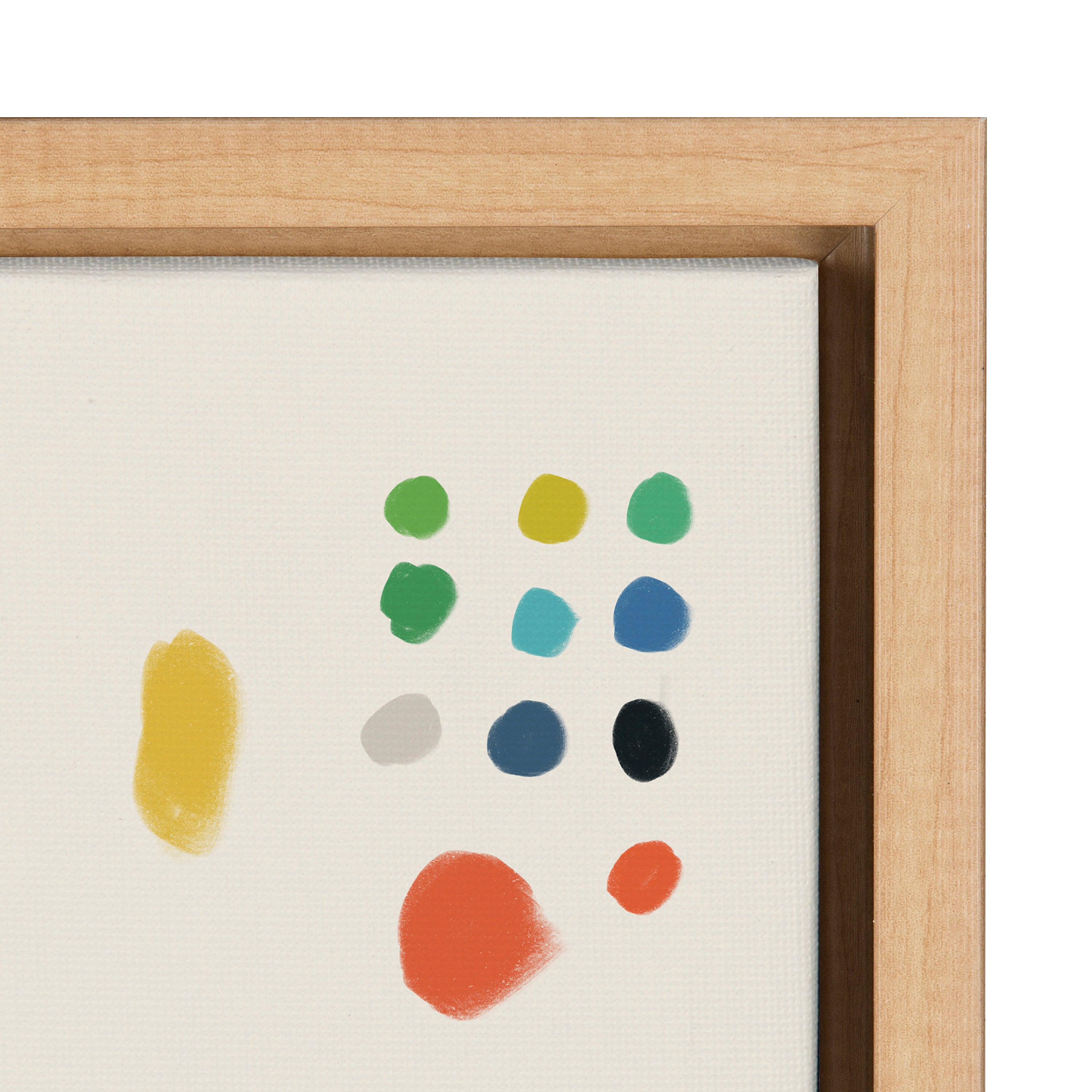 Sylvie Zen Garden 1 Framed Canvas by Kelly Knaga