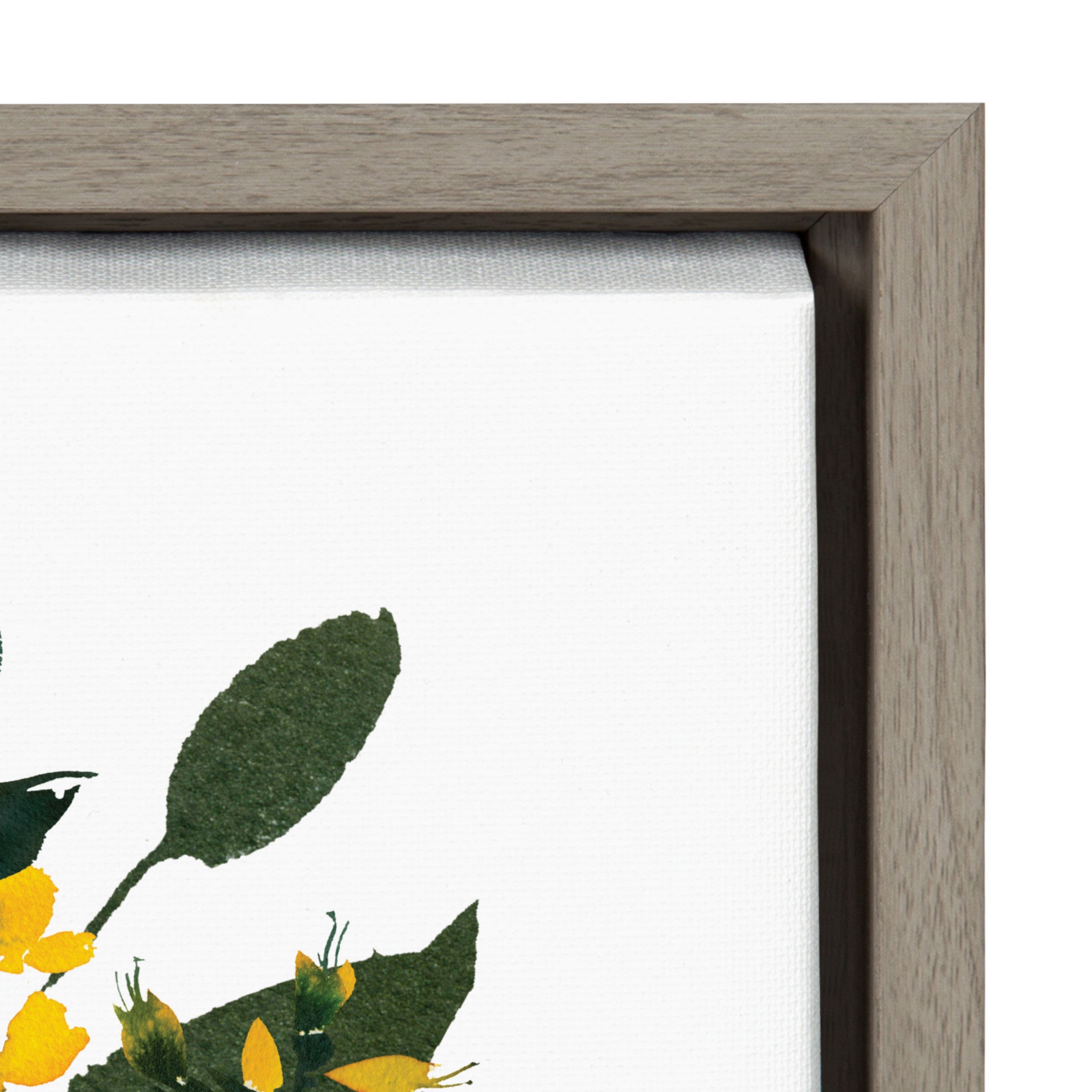 Sylvie Yellow Roses Framed Canvas by Maja Mitrovic of Makes My Day Happy