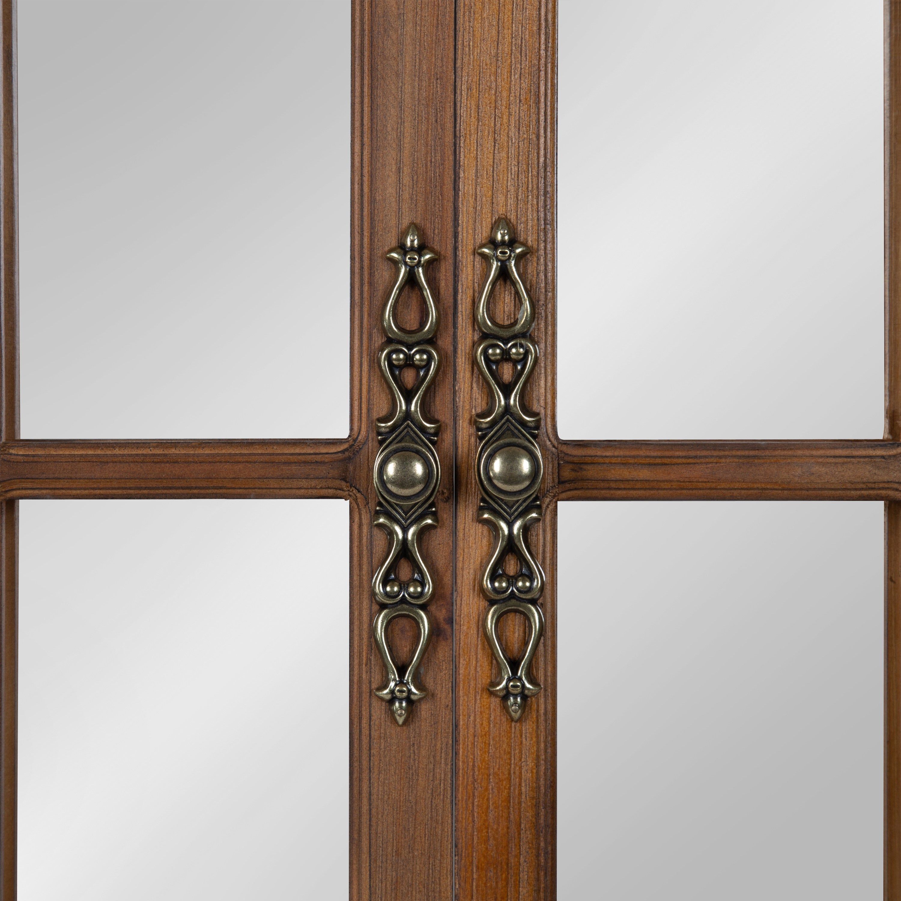 Boldmere Wood Windowpane Arch Mirror