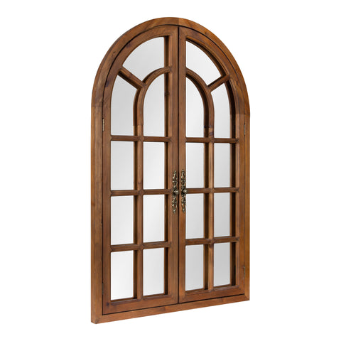 Boldmere Wood Windowpane Arch Mirror