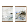 Sylvie Close Your Eyes and Remember 1 Framed Canvas by Maja Mitrovic of Makes My Day Happy