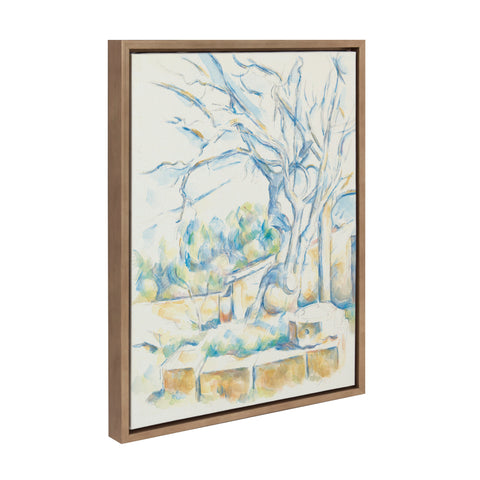 Sylvie Paul Cézanne Pistachio Tree at Château Noir 1900 Framed Canvas by The Art Institute of Chicago
