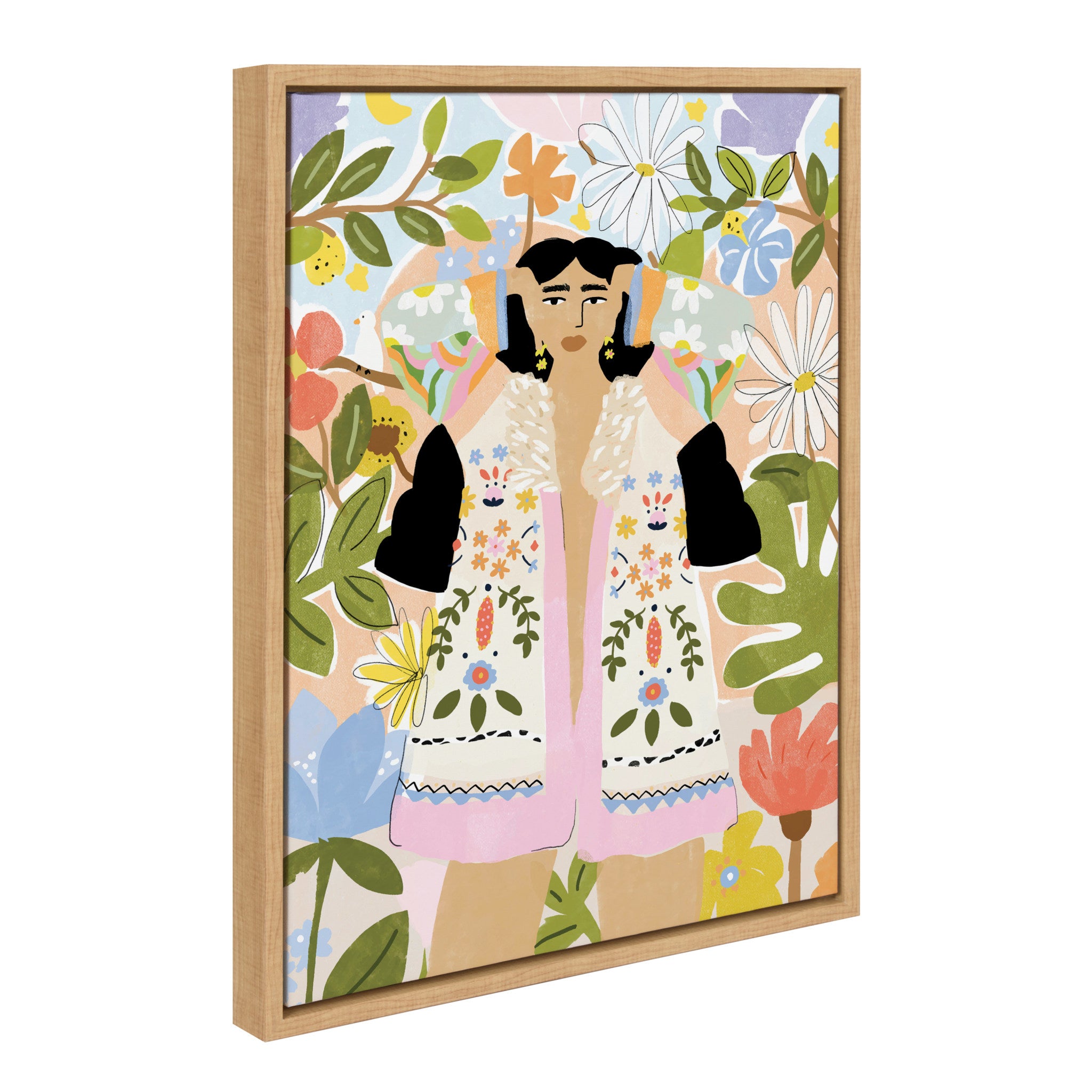 Sylvie Beauty Around Me Framed Canvas by Alja Horvat