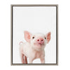 Sylvie Animal Studio Piglet Framed Canvas by Amy Peterson Art Studio