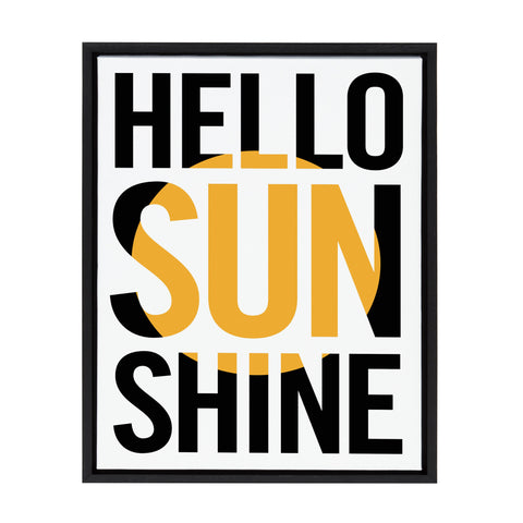 Sylvie Hello Sunshine Framed Canvas By Rocket Jack