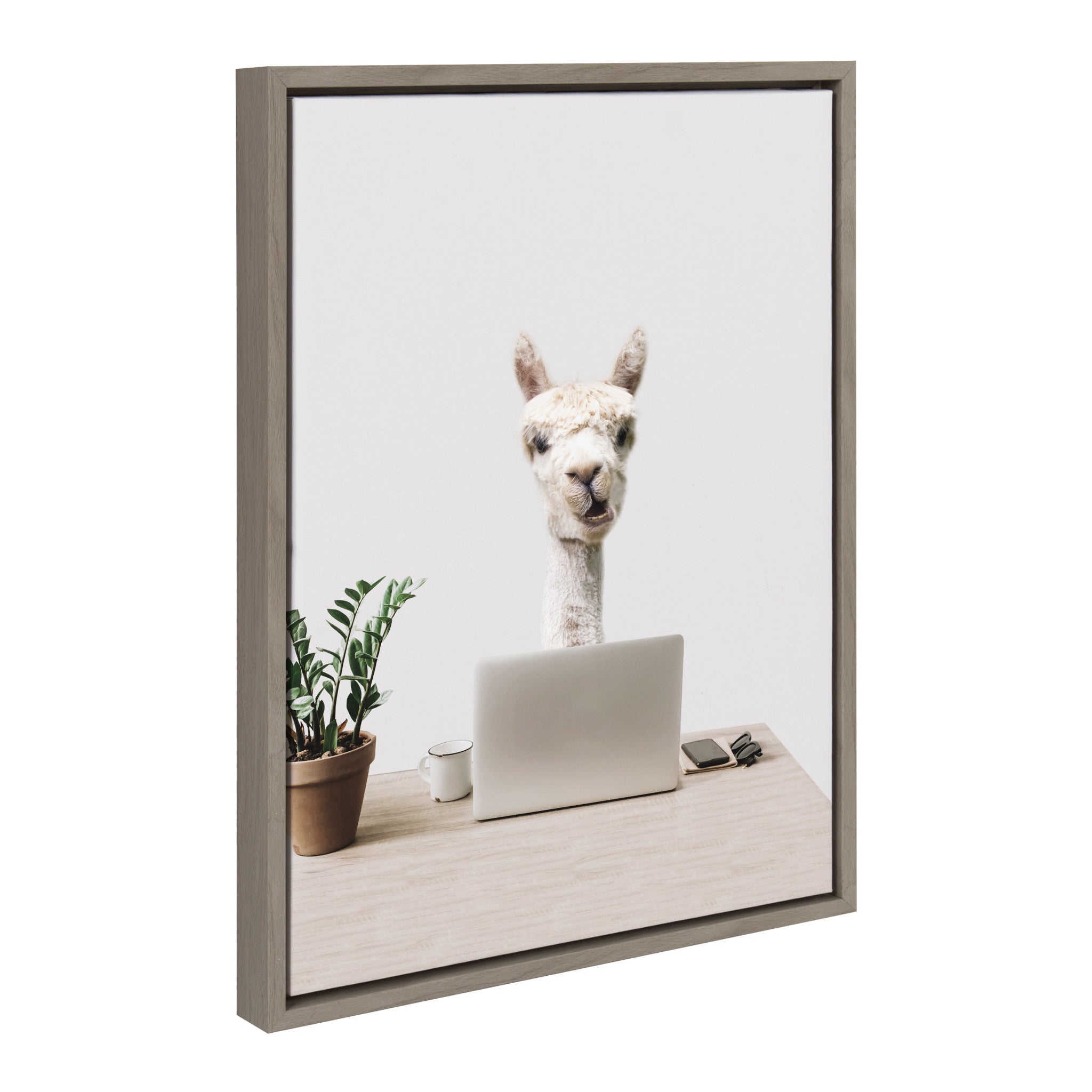 Sylvie Mr. Al Paca here,  I’m in Distribution Framed Canvas by The Creative Bunch Studio