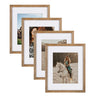 Gallery 11x14 matted to 8x10 Wood Picture Frame, Set of 4