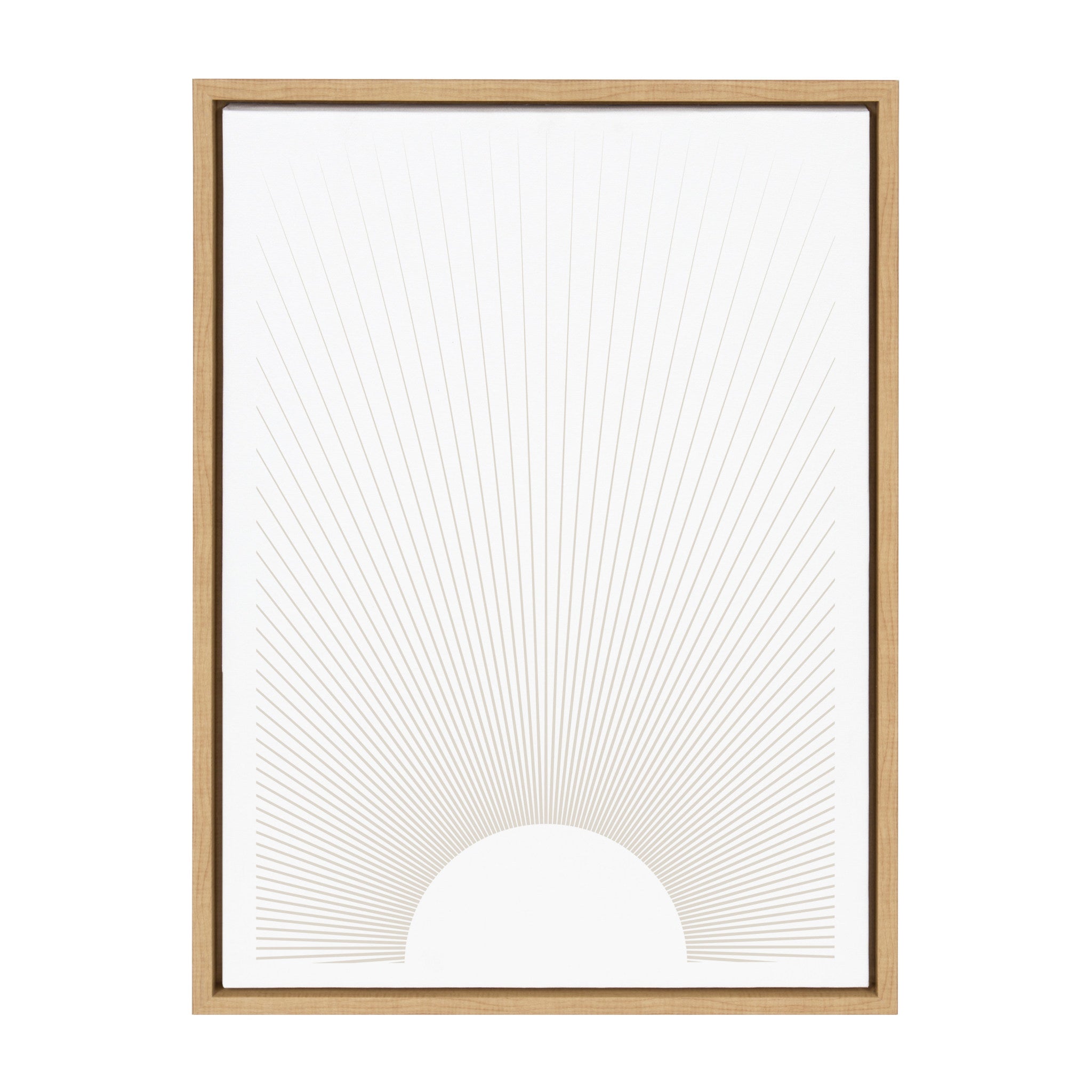 Sylvie Sun Rays Framed Canvas by Rocket Jack