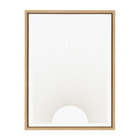 Sylvie Sun Rays Framed Canvas by Rocket Jack