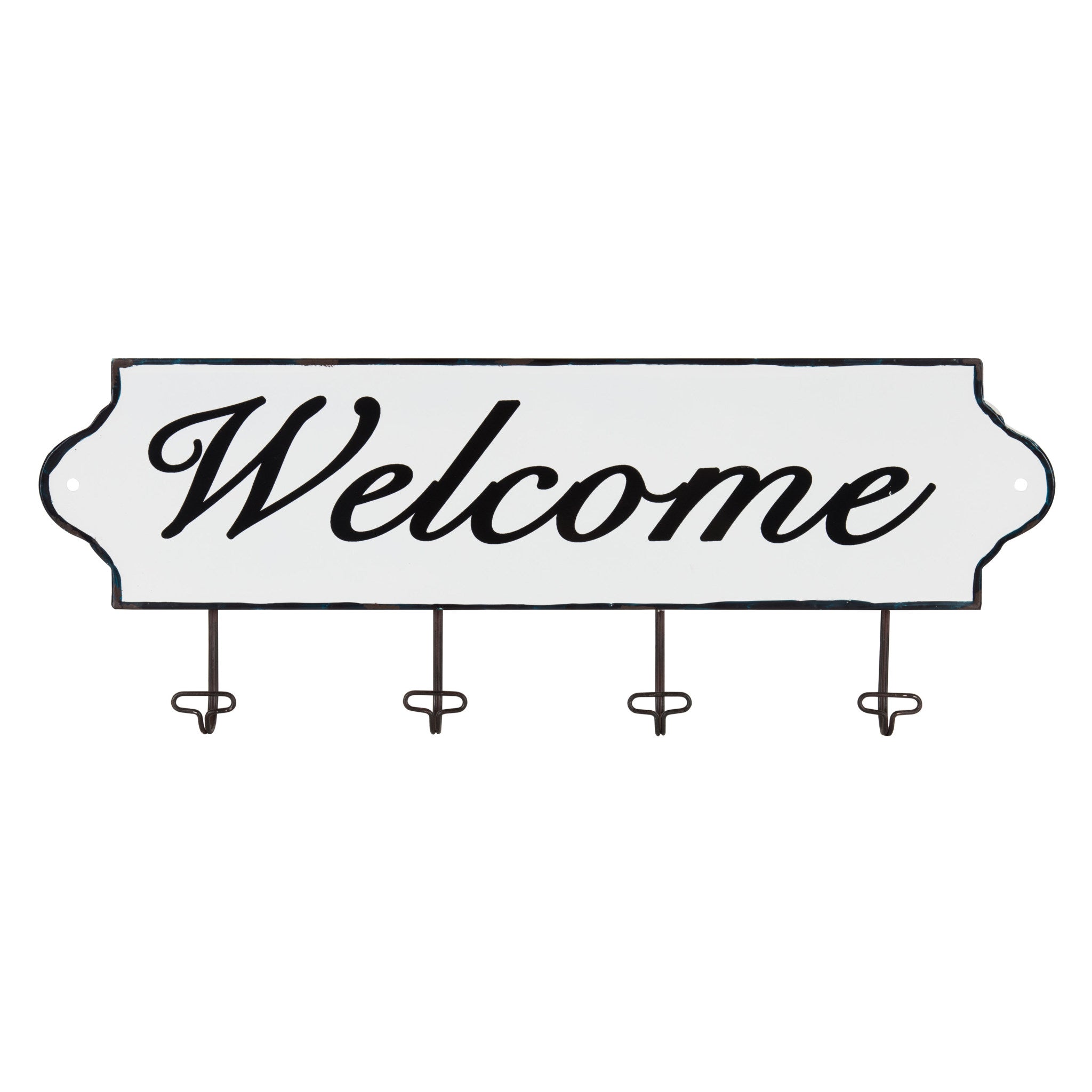 Ephram Welcome Plaque with Hooks
