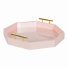 Lipton Octagon Decorative Tray with Metal Handles