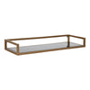 Blex Metal and Glass Wall Shelf