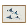 Sylvie Eagle Spotted Ray Family Framed Canvas by Cathy Zhang