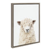 Sylvie Sheep Bangs Portrait Framed Canvas by Amy Peterson Art Studio