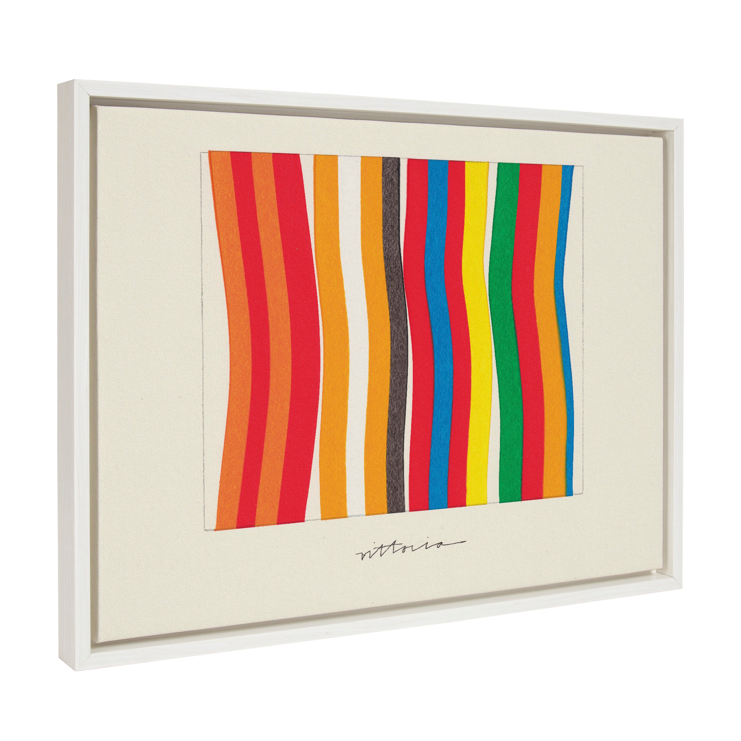 Sylvie Im Parallel to Myself Framed Canvas by Amber Vittoria