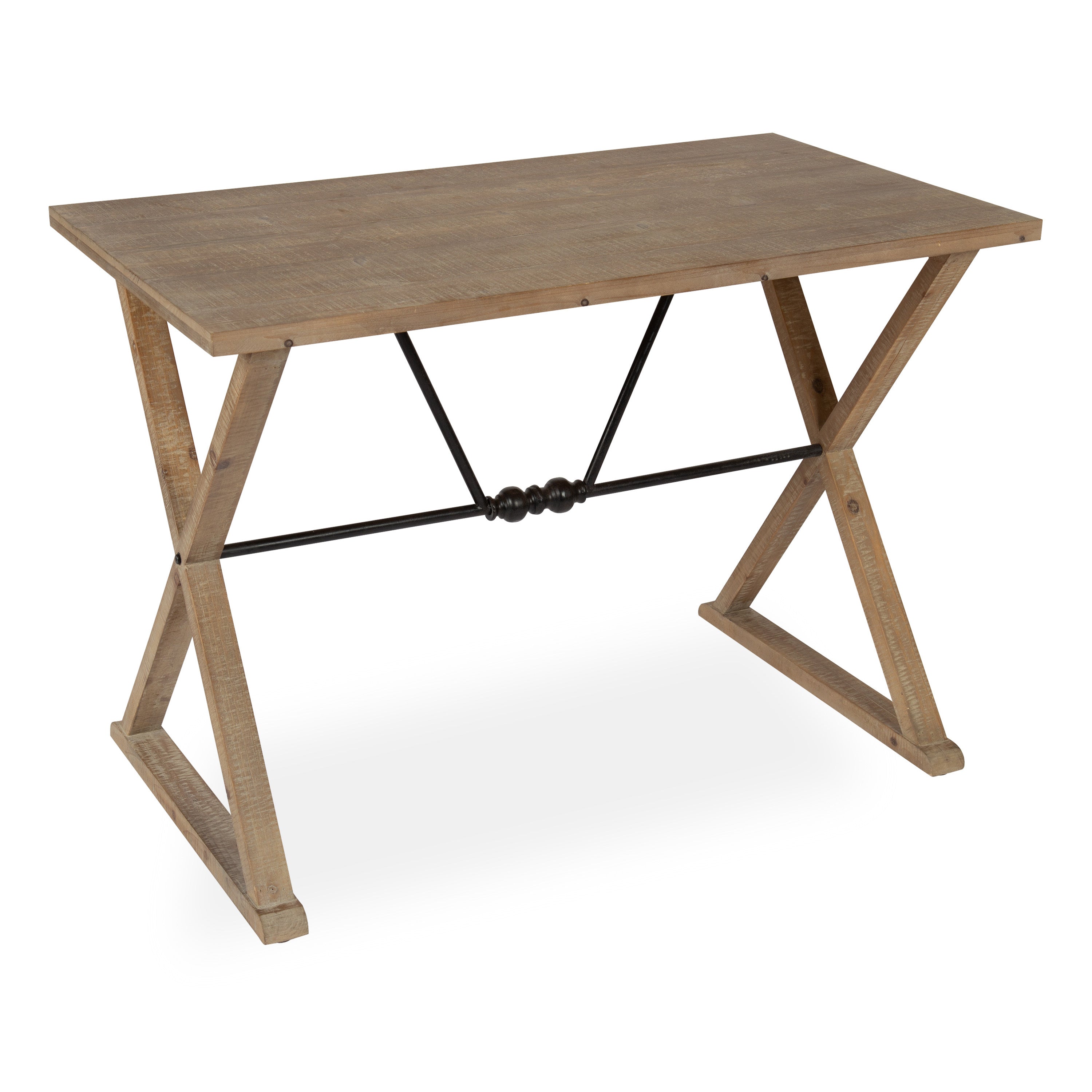 Travere Wood and Metal Desk
