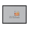 Sylvie Call Me Old Fashioned Modern Framed Canvas by The Creative Bunch Studio