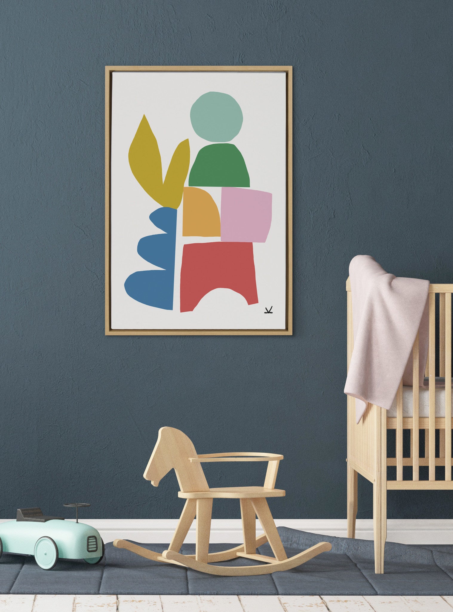 Sylvie Warm Winter Framed Canvas by Kelly Knaga