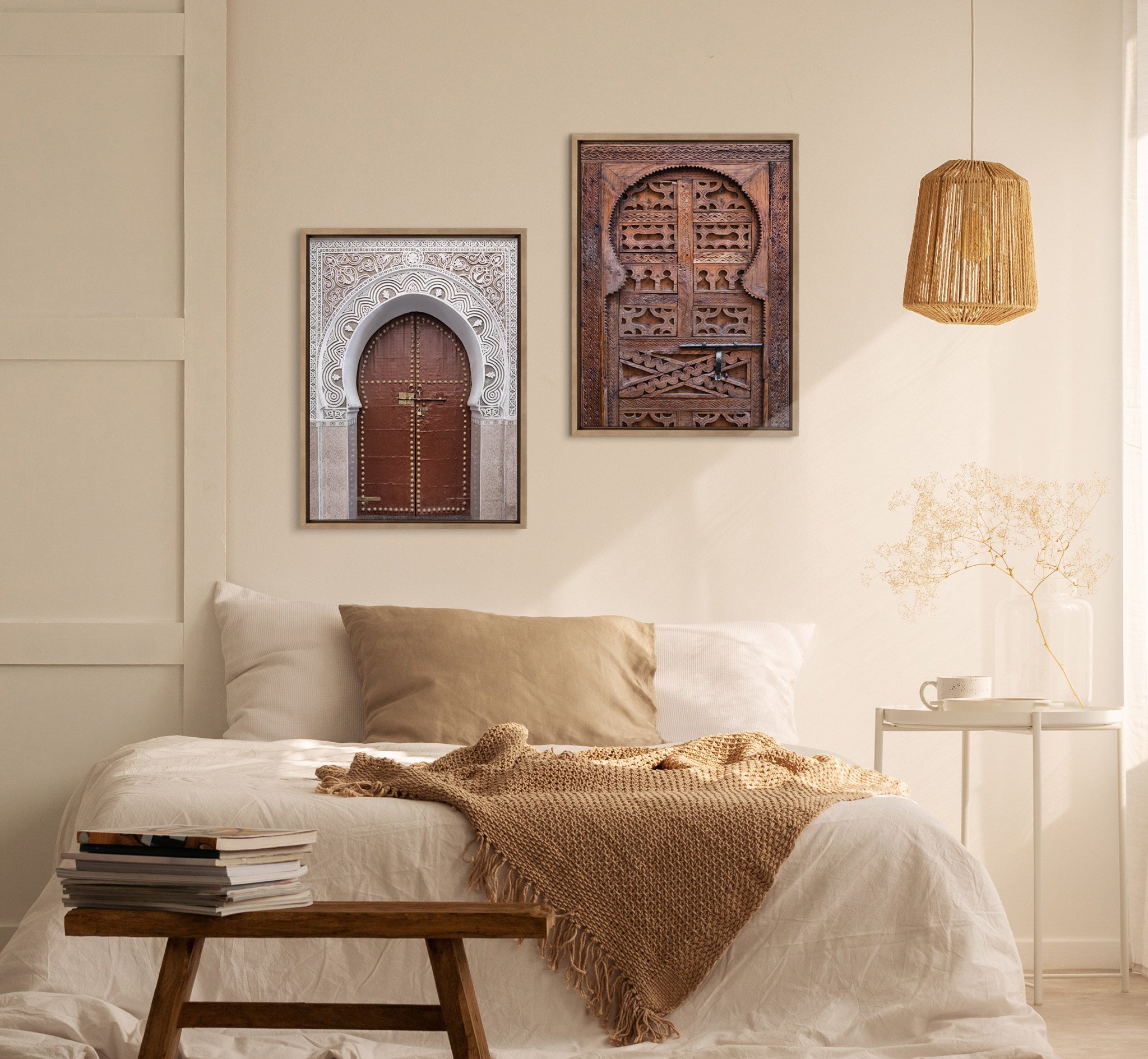 Sylvie Morocco Marrakech Door II Framed Canvas by Golie