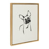 Sylvie 1057 French Bulldog Framed Canvas by Teju Reval of SnazzyHues