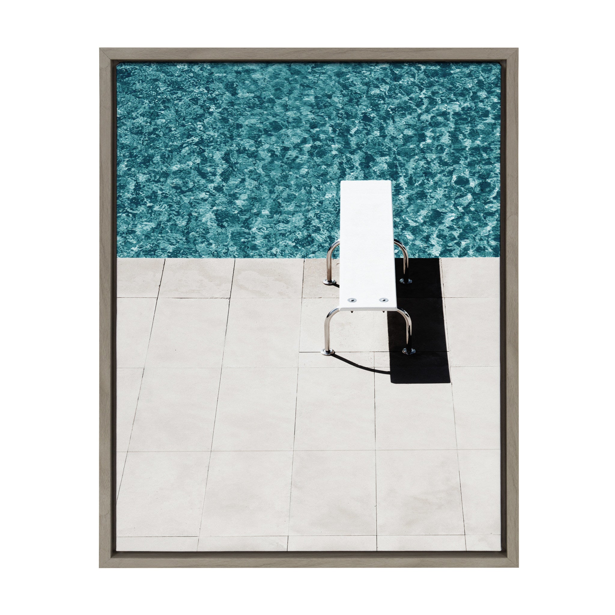 Sylvie Diving Board Framed Canvas By Amy Peterson