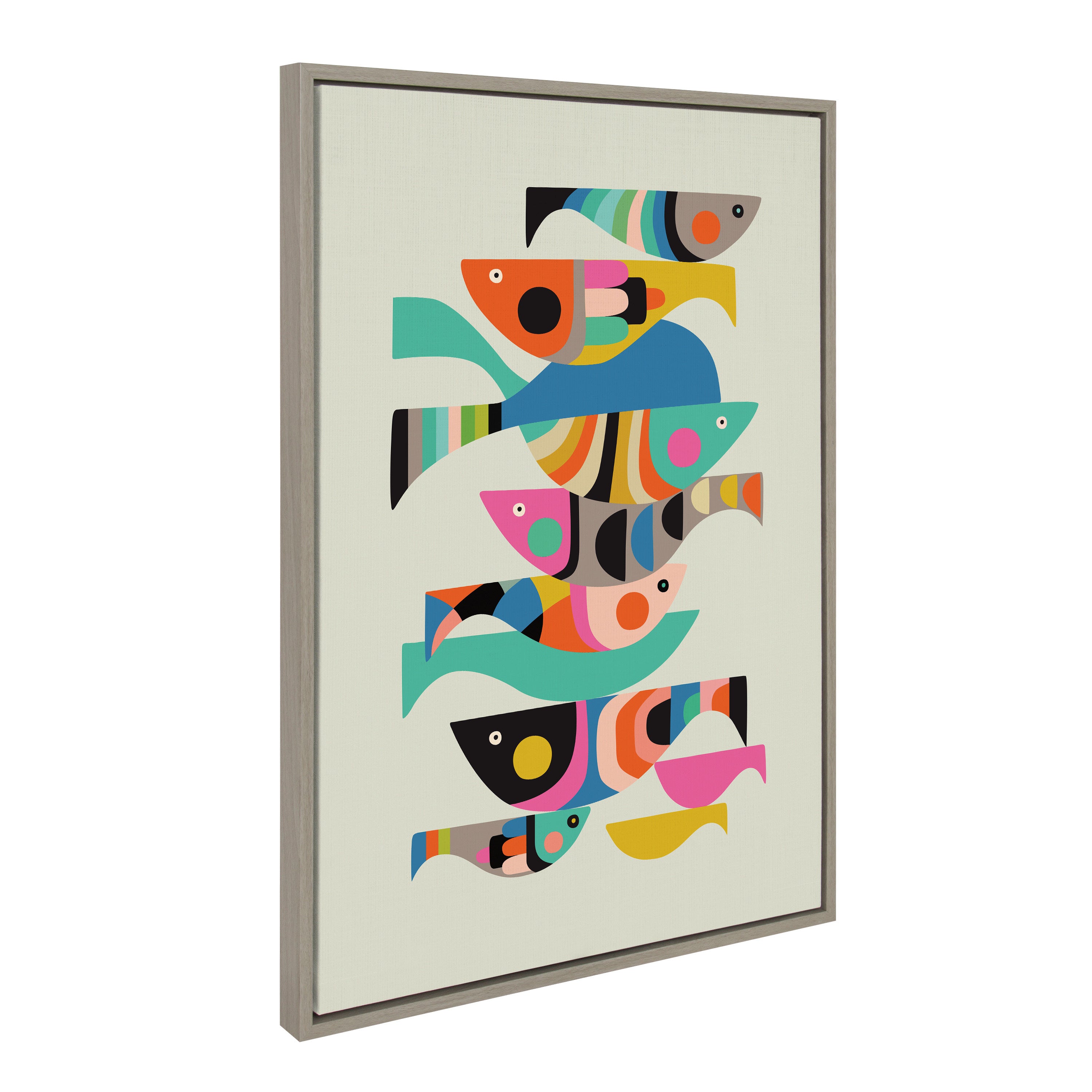 Sylvie Under the Sea Framed Canvas by Rachel Lee of My Dream Wall