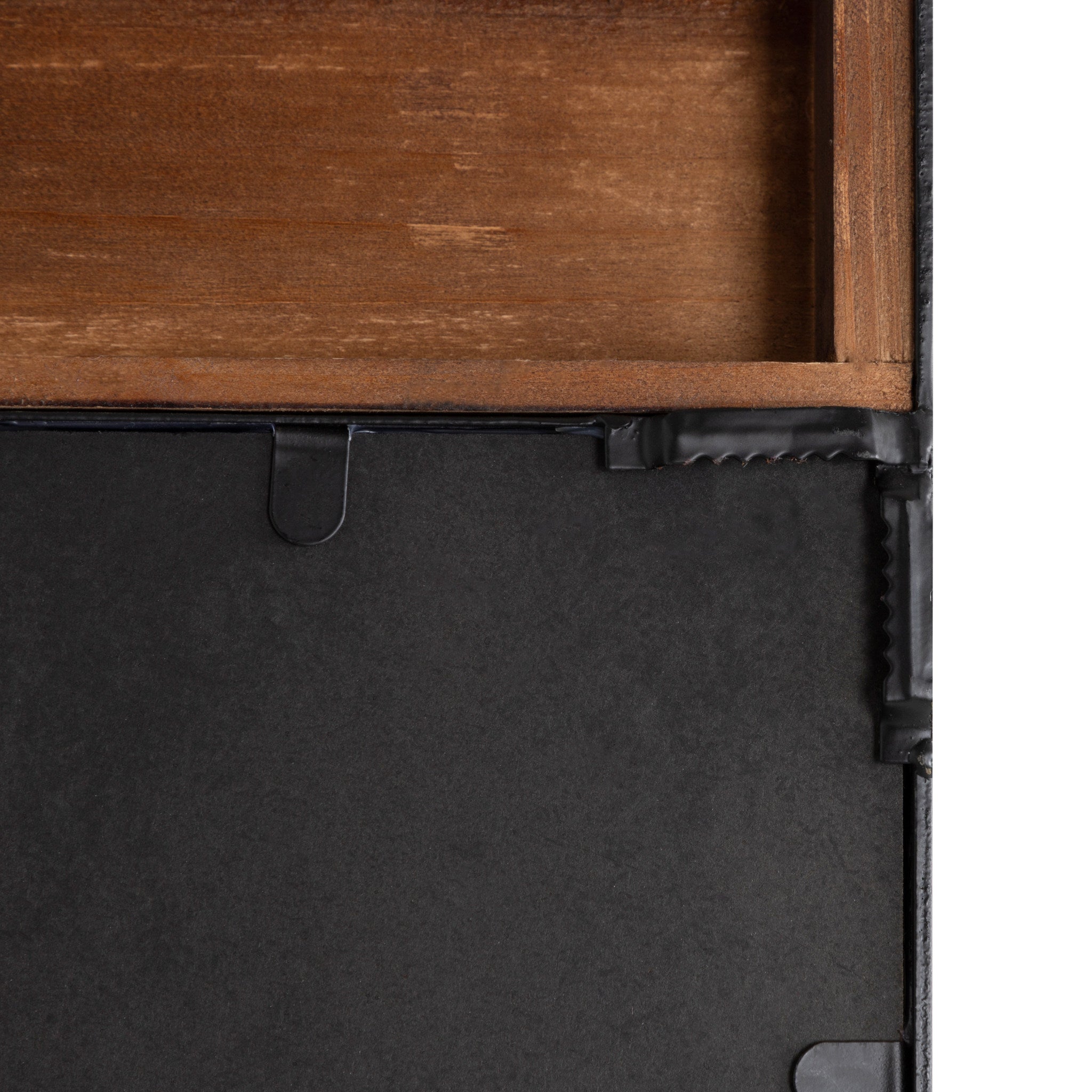 Kincaid Wood and Metal Framed Wall Mirror