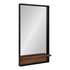 Owing Rectangle Mirror with Shelf