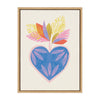 Sylvie Tropical Love Framed Canvas by Kasey Free
