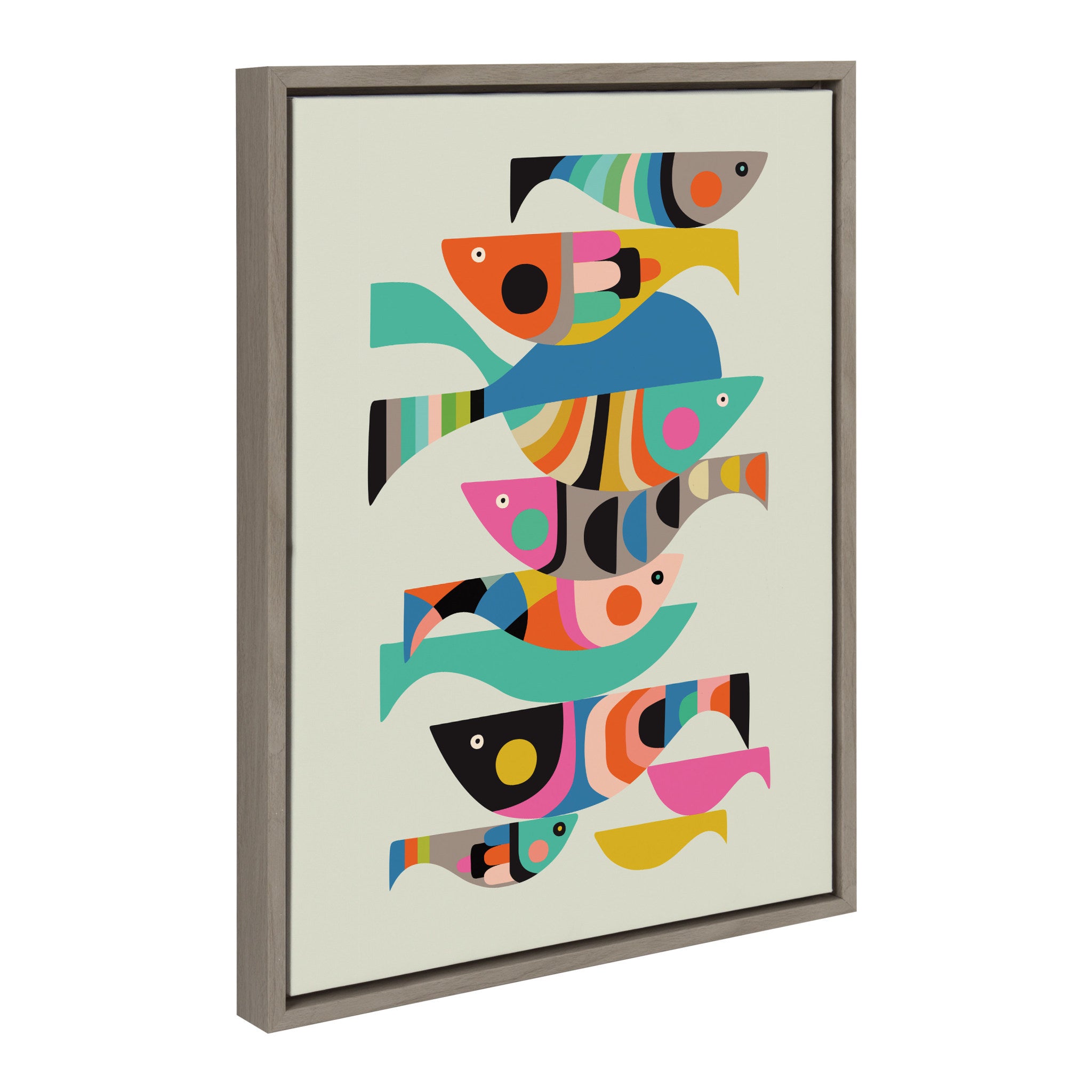 Sylvie Under the Sea Framed Canvas by Rachel Lee of My Dream Wall