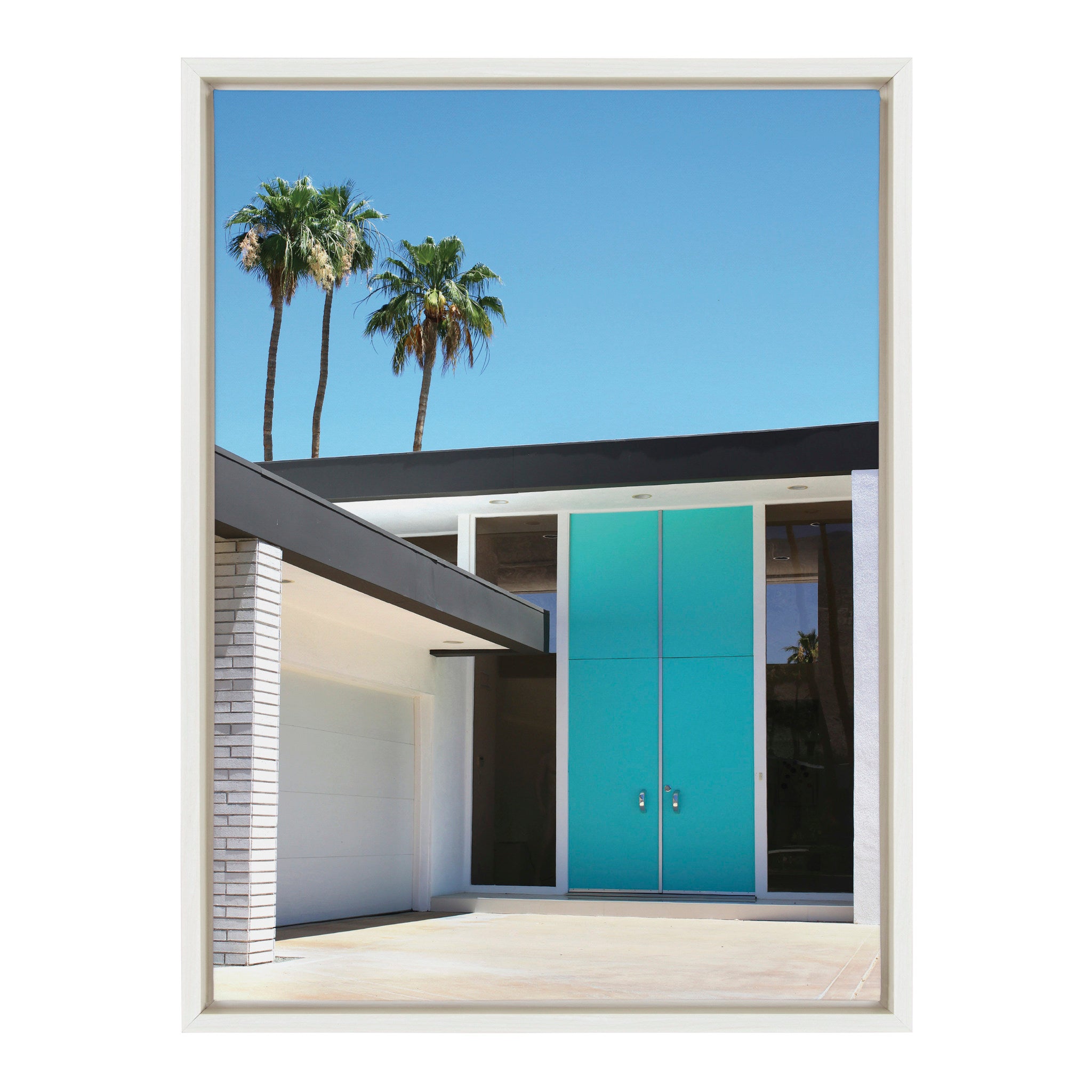 Sylvie Palm Springs King Framed Canvas by Rachel Bolgov