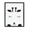 Sylvie Modern Baby Giraffe Framed Canvas by Rachel Lee of My Dream Wall