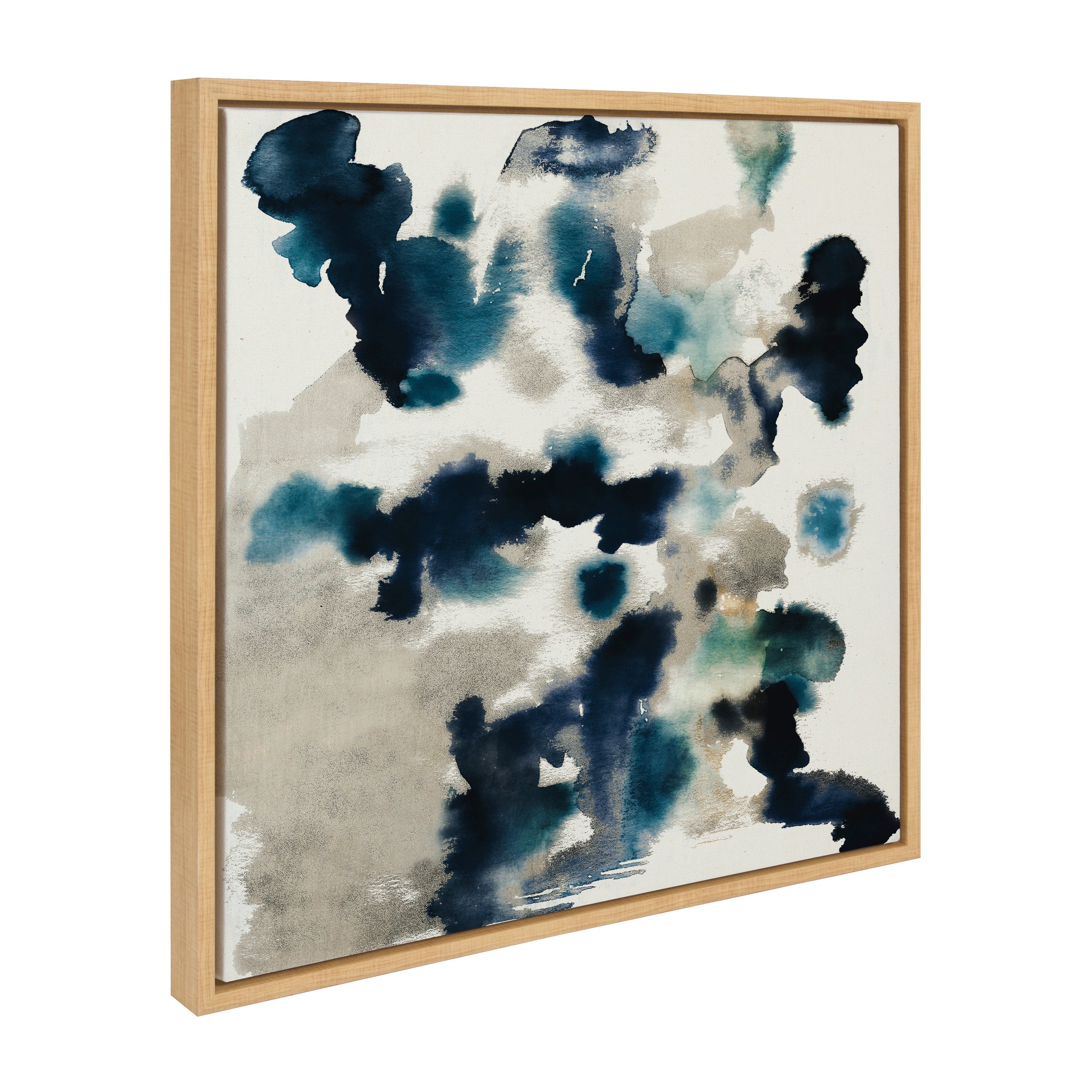 Sylvie Gilded Watercolor Framed Canvas by Amy Lighthall