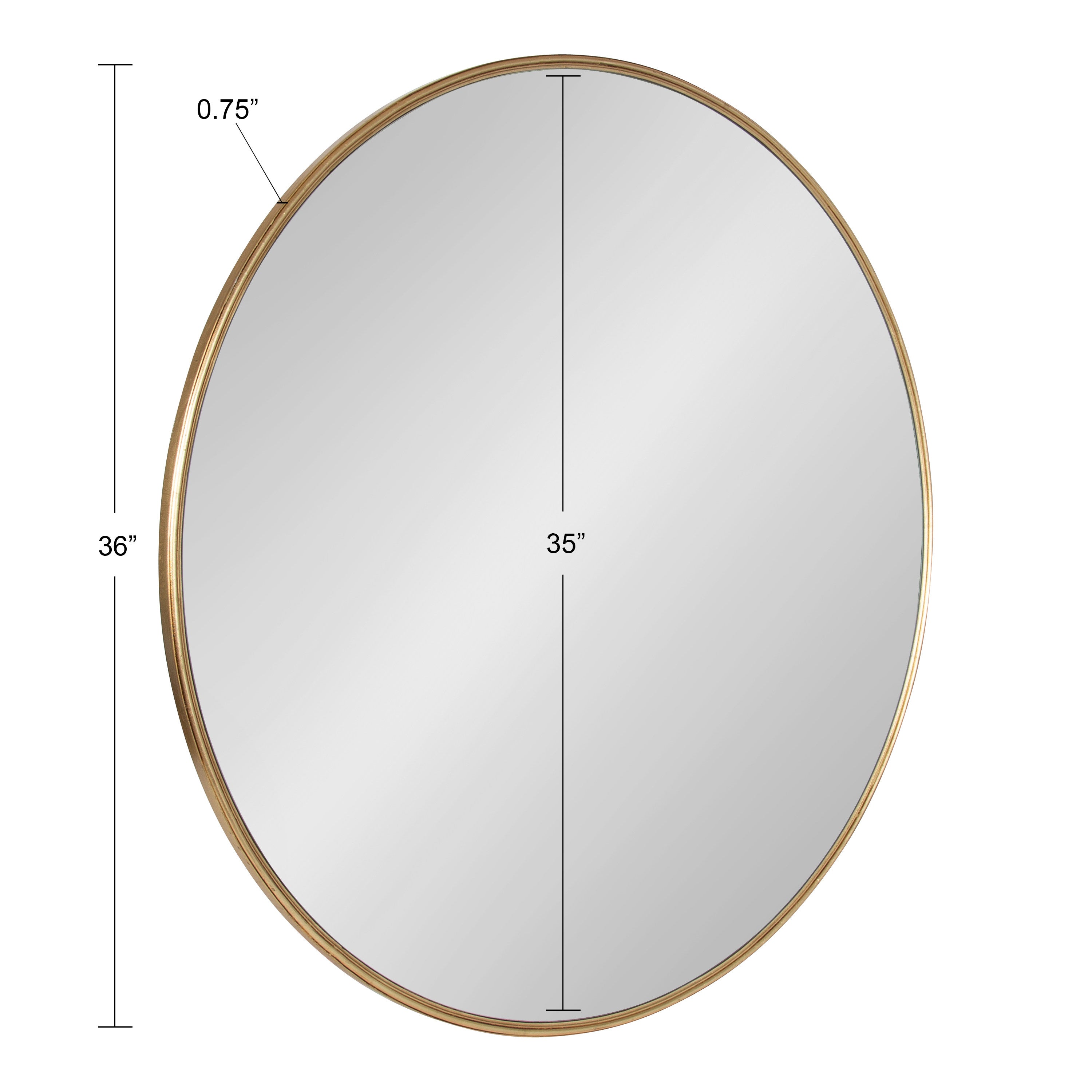 Caskill Round Framed Wall Mirror