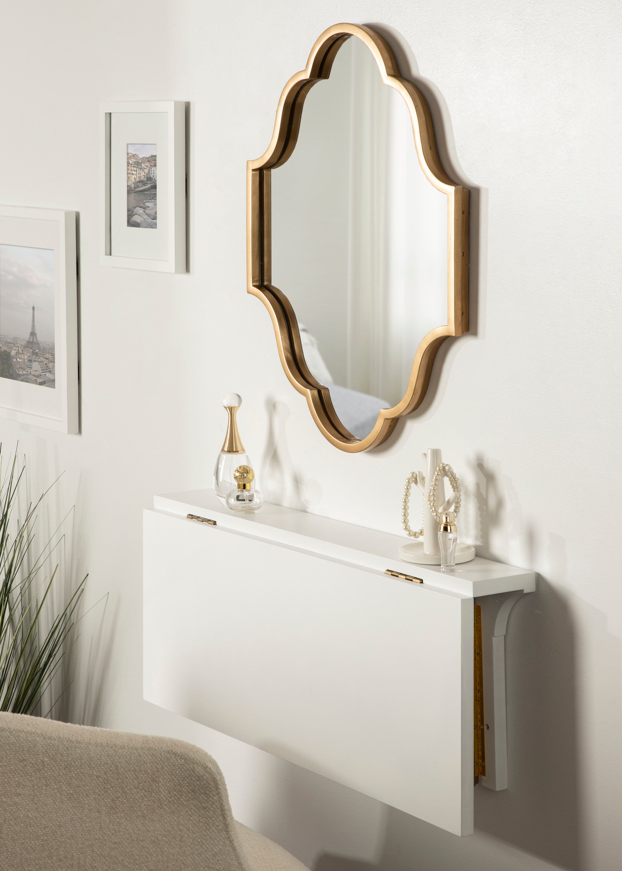 Corblynd Wood Wall Mounted Desk