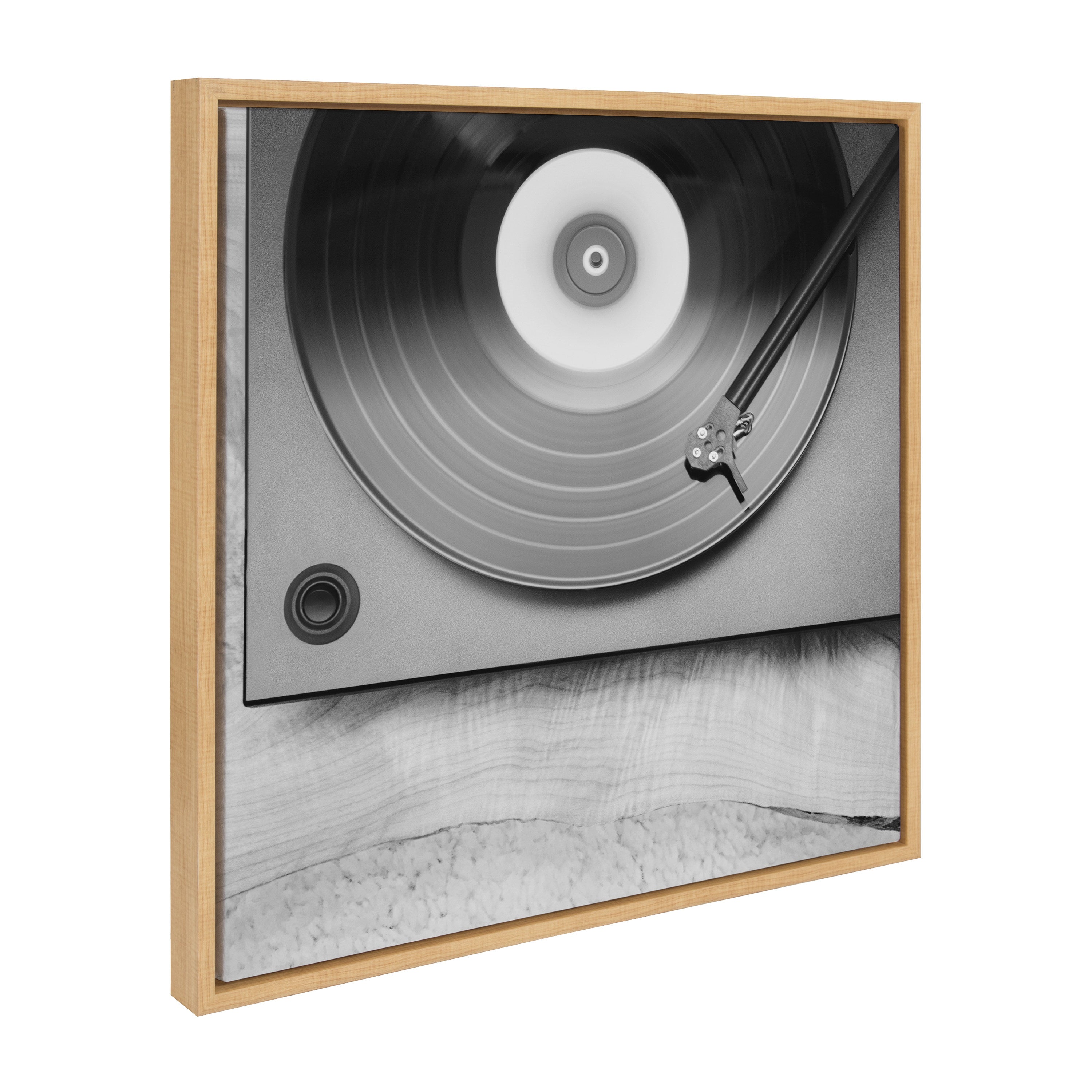 Sylvie Vinyl Vibes Framed Canvas by F2 Images